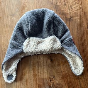 Zutano furry fleece trapper hat 18M
